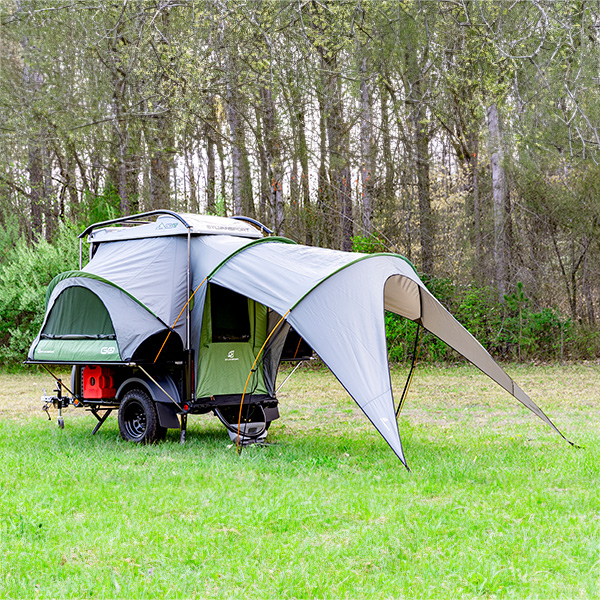 Does the tent have ports to use the ecoflow Wave?