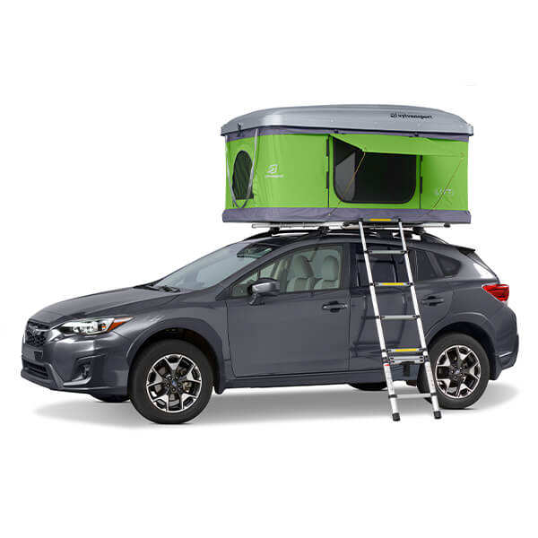 Can a 4 bike thule rack be installed on top of the hard shell roof?