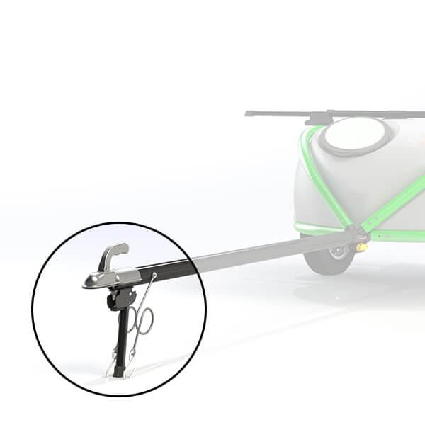 Can kickstands be attached to the four corners of the trailer to give it stability when using with a roof top tent