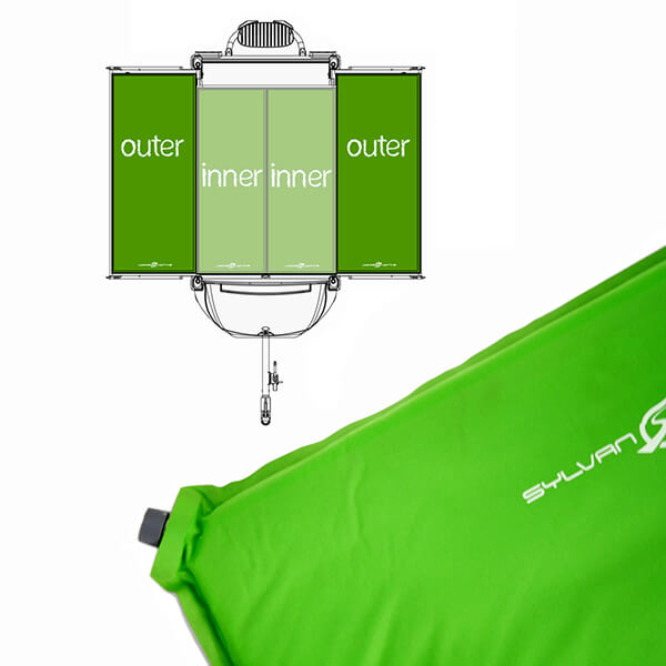 Self-Inflating Sleeping Pad - Outer (Large) Questions & Answers